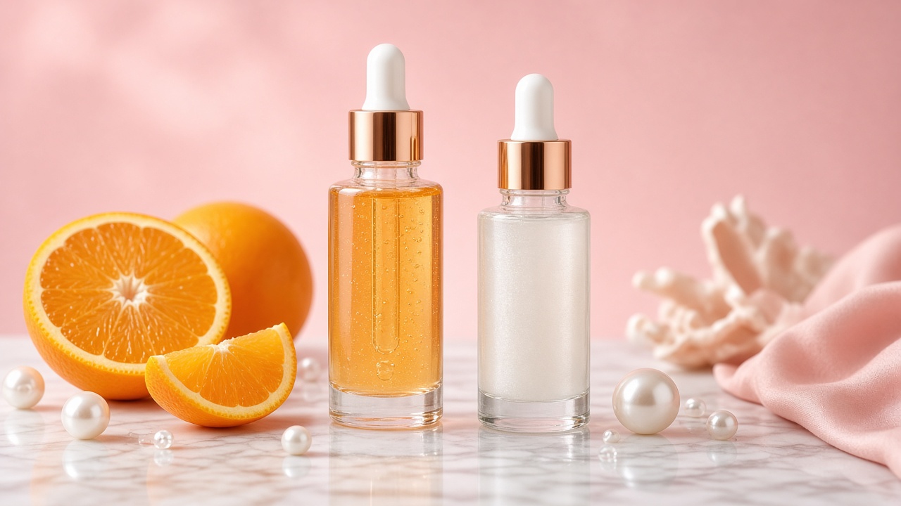Vitamin C and glutathione skincare pair for glow — Teen Beauty blog cover